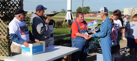 Prizes being handed out